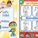 SUPER WHY Paint aplicatii educative pentru copii