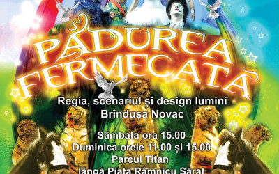 “Padurea fermecata” in Parcul Titan