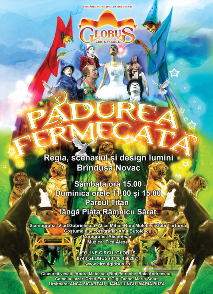 “Padurea fermecata” in Parcul Titan