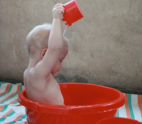 Piscina din balcon