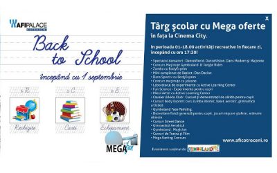 Începutul școlii e sărbătorit cu un târg