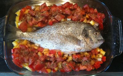 Pește la cuptor (de la 8 luni)