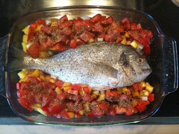 Pește la cuptor (de la 8 luni)