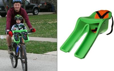 Scaun de copil pentru părinţii biciclişti