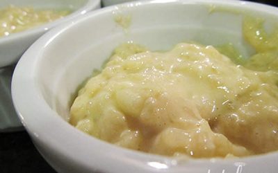 Budincă de măr cu mei (de la 6 luni)