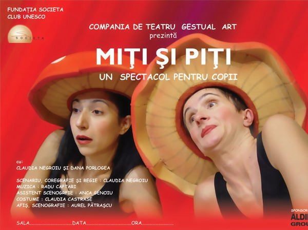 Spectacol de teatru pentru copii "Miți și Piți"