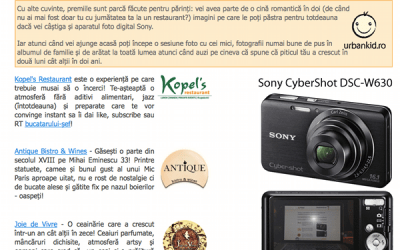 Câștigă o cină în doi și un aparat foto de tras în poze năzbâtiile copiilor