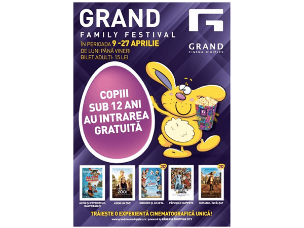 Iepurașul vine cu bilete gratuite la film