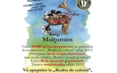 Roaba de cultură revine în București