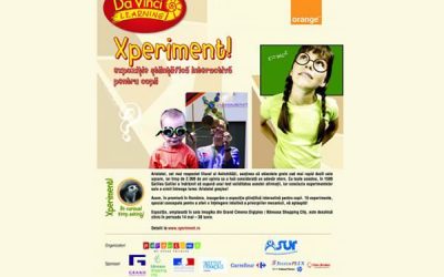 Expoziție experiment pentru copii