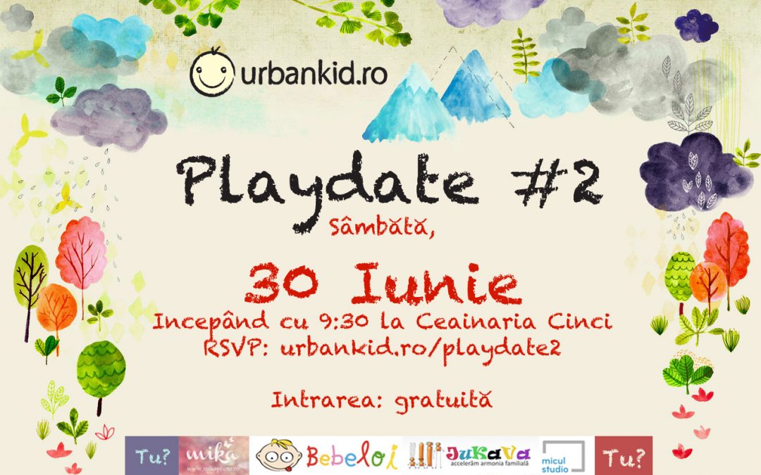 UrbanKid.ro Playdate #2: Haideți să ne jucăm împreună sâmbăta aceasta