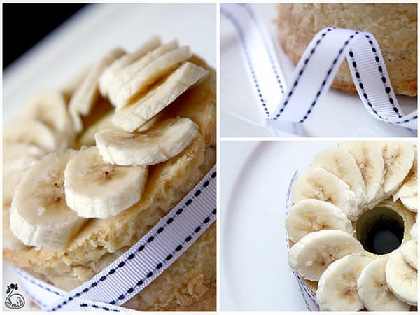 Chec cu banane și nuci (de la 1 an)