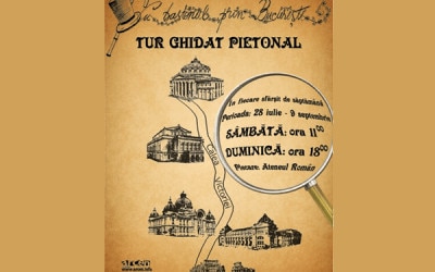 Turiști în București