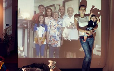 Fotografii cu toată familia, indiferent unde se află aceștia