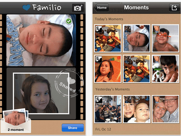 Aplicația cu momentele speciale din familie – Familio