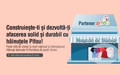Magazin cu hainuțe pentru copii made in România