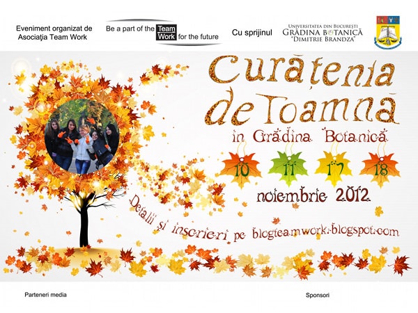 Curățenie de toamnă, la Grădina Botanică
