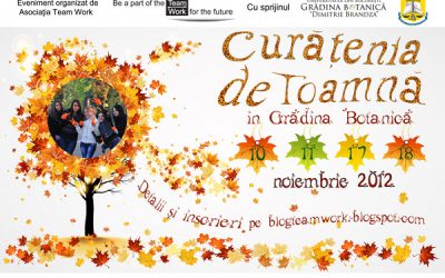 Astăzi e zi de curățenie de toamnă la Grădina Botanică