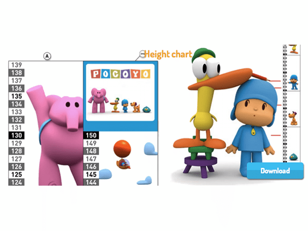 Cât am mai crescut? Ești cât Pocoyo acum