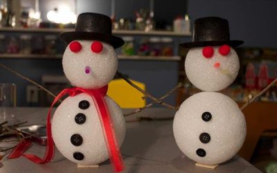 DIY: Omul de zăpadă care nu se topește de la căldură