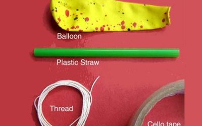 DIY: Transformă un balon într-o rachetă