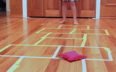 Cum faci un șotron chiar în sufragerie