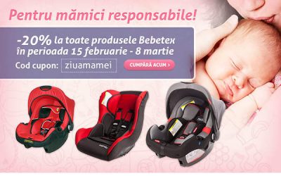Reduceri mari la scaunele auto pentru copii –  de Ziua Mamei