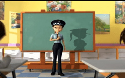 Desene animate care învață copiii despre educația rutieră