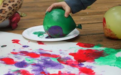 Cum putem picta cu baloane