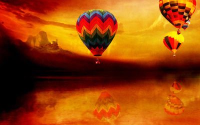 Baloanele cu aer cald se iau la întrecere cu norii