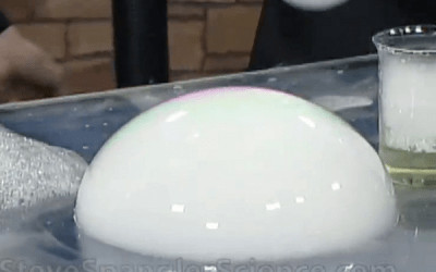 Experiment în joacă pentru copii și / sau părinți: baloane din gheață carbonică