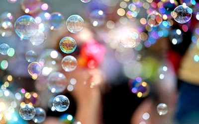 Flashmob pentru copii: Baloane de săpun fără număăăr