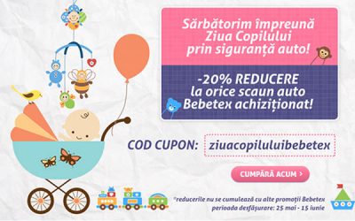 Reduceri mari la scaune auto mici