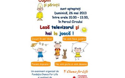 Lasă televizorul și hai la joacă