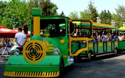 Parcul Lumea Copiilor are trenuleț și plajă ecologică