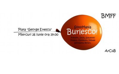 Concert în aer liber în Piața George Enescu