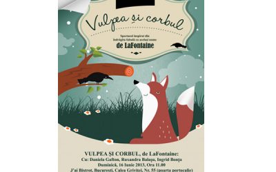 Teatru de copii în grădină – Vulpea și Corbul