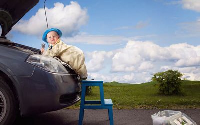 Proiect foto inedit cu un bebeluș