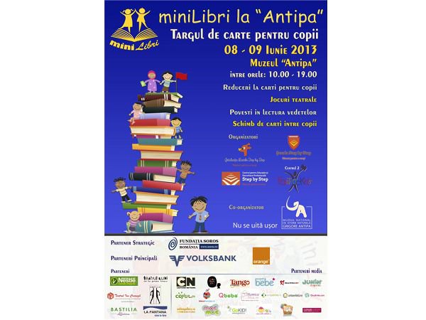 Se dă startul la miniLibri cu troc de cărți. povești citite de actori și ateliere de teatru