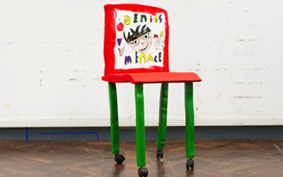 Din desenele copiilor, în piese de mobilier