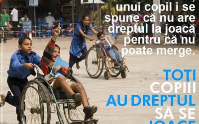 O lume mai bună pentru copiii cu dizABILITĂȚI