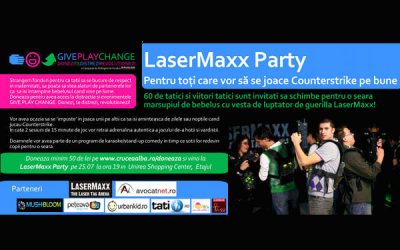 LaserMaxx Party – pentru tăticii care vor să joace Counterstrike pe bune