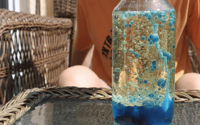 Experiment: cum faci lavă într-un borcan