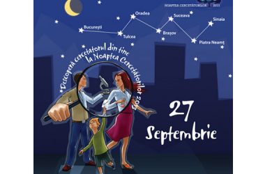 Noaptea Cercetătorilor – 27 septembrie – în 300 de orașe europene