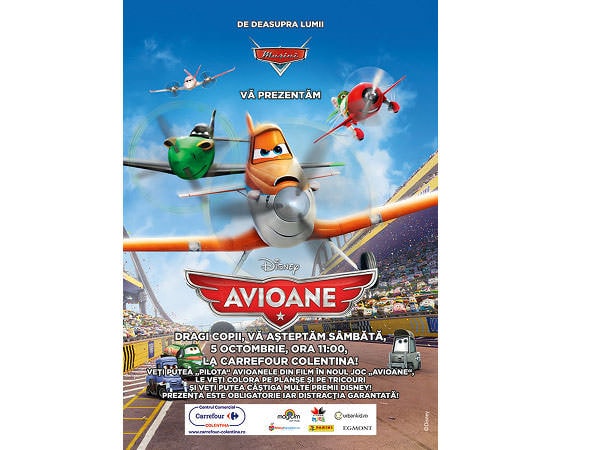 „Avioane” pentru copii, mâine, la Carrefour Colentina