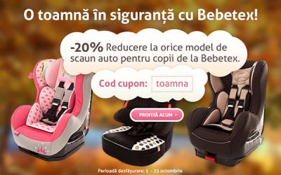 Toamna se numără reducerile la scaunele auto