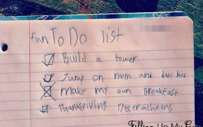 10 To-Do Lists de la copii