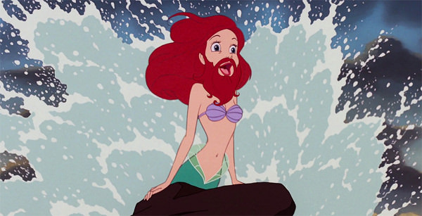 Prințesele Disney… cu barbă [GALERIE FOTO]