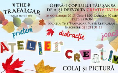 Colaj și pictură @ The Trafalgar