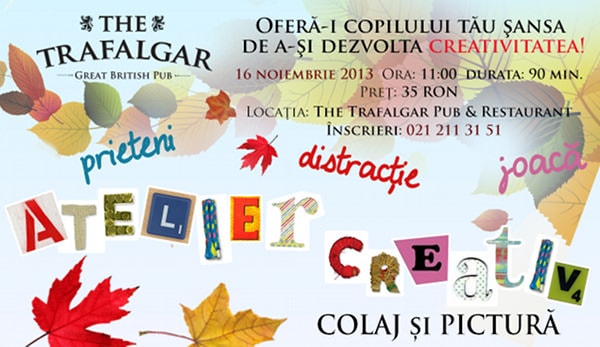 Colaj și pictură @ The Trafalgar